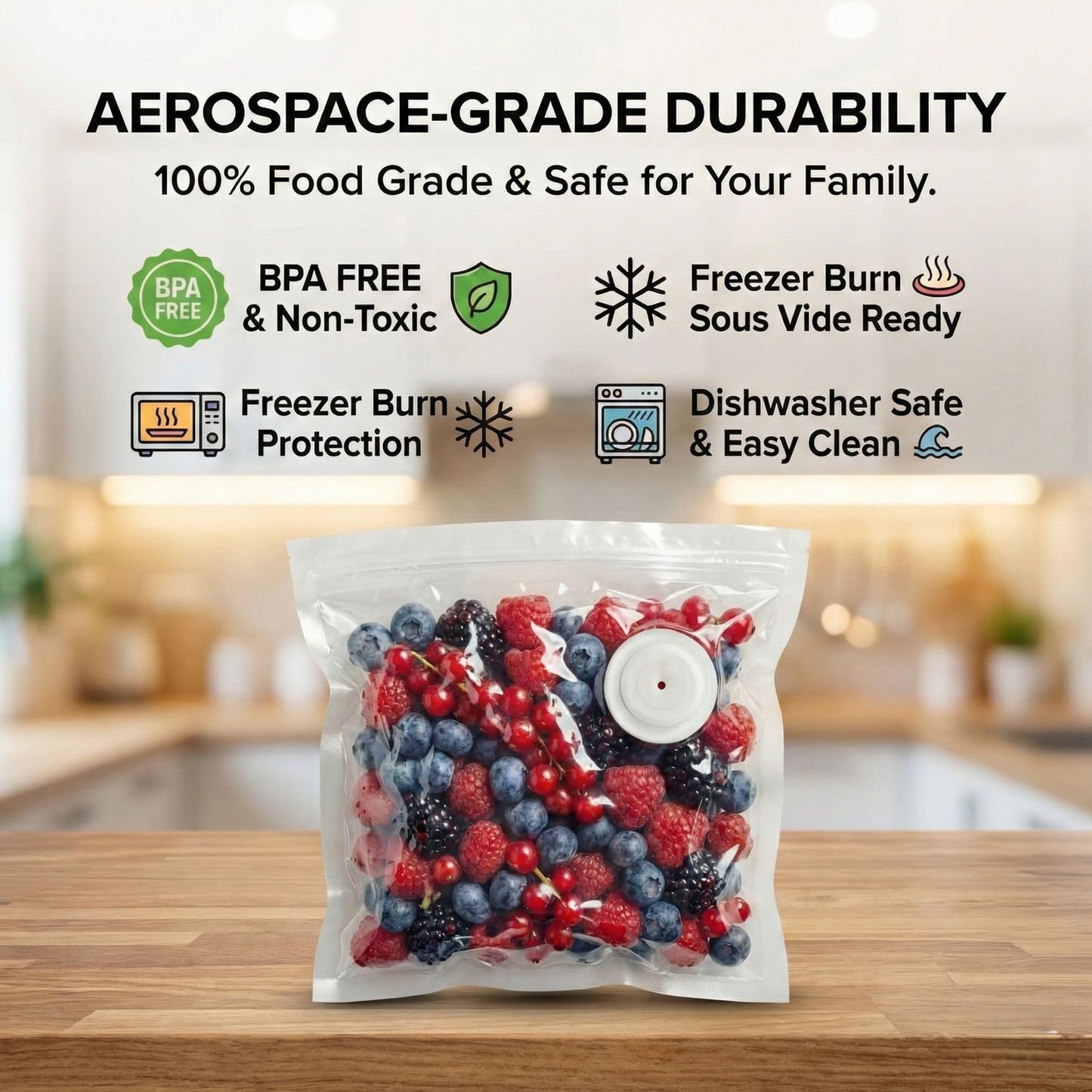 PureVacCordless™  Vacuum Sealer & Food Storage Bundle